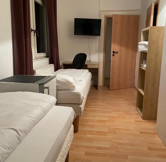 اتاق استاندارد با سرویس بهداشتی مشترک, Relax Hotel Ludwigshafen