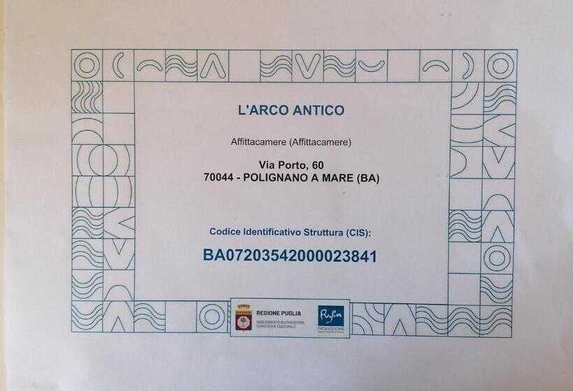 اتاق استاندارد با بالکن, L Arco Antico   Una Casa Sul Mare