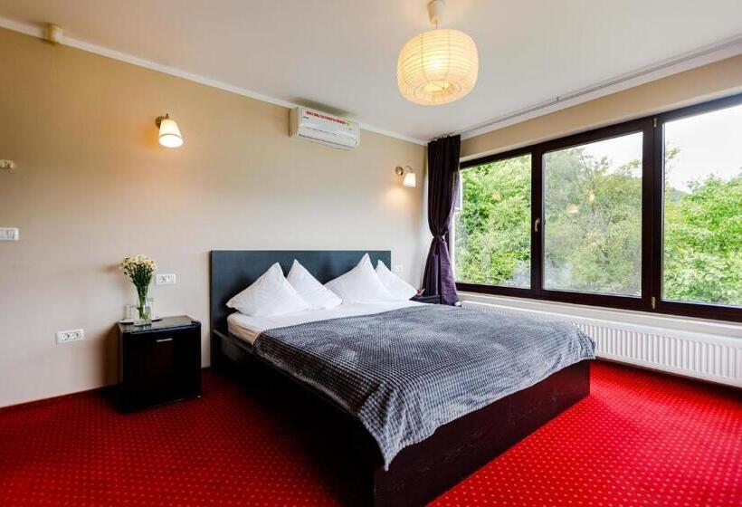 اتاق لوکس با بالکن و چشم‌انداز دریا, Pensiunea Decebal Resort   Cazanele Dunarii