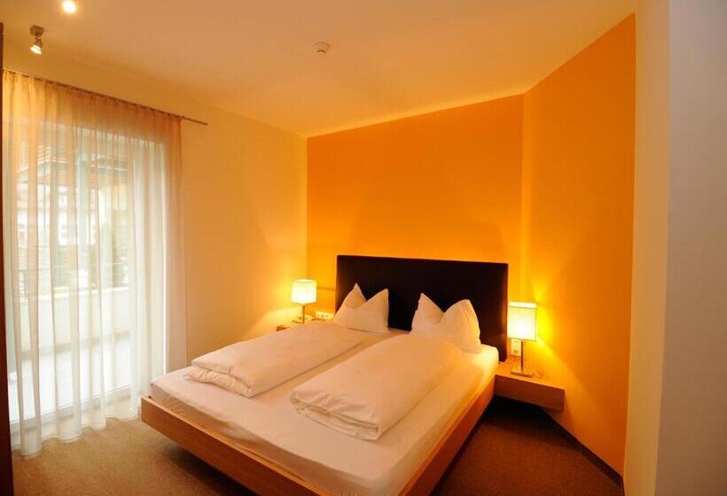 آپارتمان 2 خوابه با بالکن, Apparthotel Gartenresidence Nalserhof