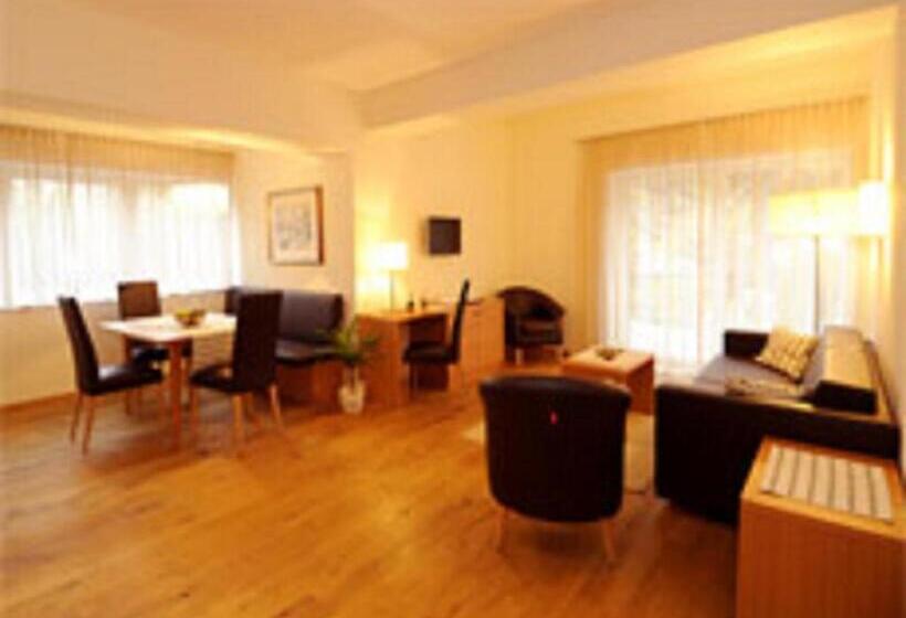 آپارتمان 1 خوابه با تراس, Apparthotel Gartenresidence Nalserhof