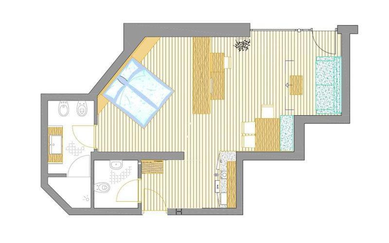 استودیو استاندارد با تراس, Apparthotel Gartenresidence Nalserhof