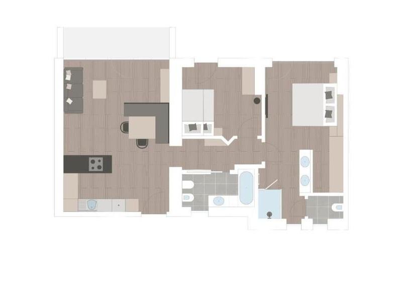 آپارتمان لوکس 1 خوابه, Lamonte Premium Apartments By Feuerstein