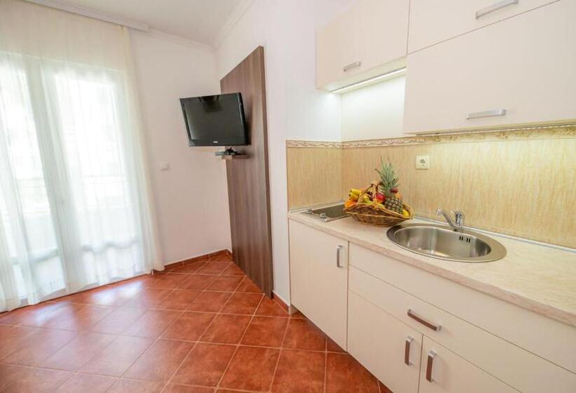 آپارتمان 1 خوابه با چشم‌انداز جانبی دریا, Guest House Medin