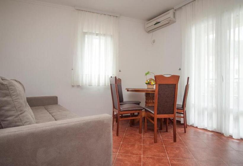آپارتمان 1 خوابه با چشم‌انداز جانبی دریا, Guest House Medin