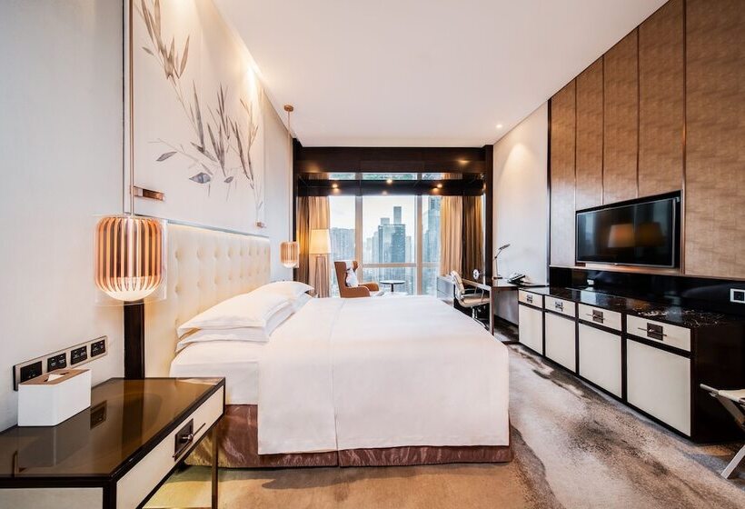 اتاق اجرایی با تخت بزرگ, Hilton Shenzhen Futian