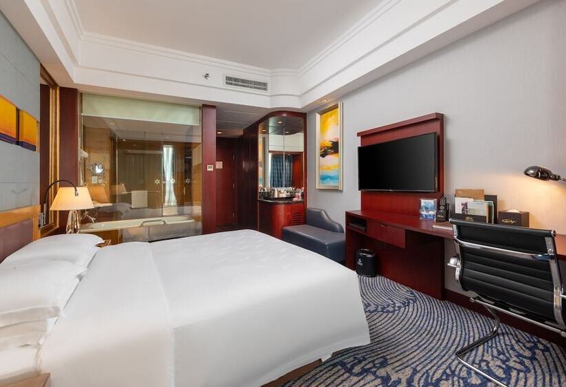 اتاق لوکس با چشم‌انداز شهر, Zhuhai Charming Holiday Hotel Free Welcome Fruit Plate