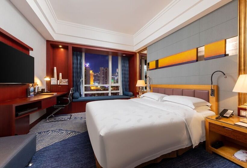اتاق لوکس با چشم‌انداز شهر, Zhuhai Charming Holiday Hotel Free Welcome Fruit Plate