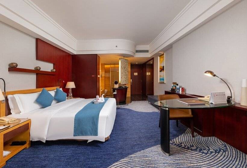 اتاق سوپریور با چشم‌انداز دریا, Zhuhai Charming Holiday Hotel Free Welcome Fruit Plate
