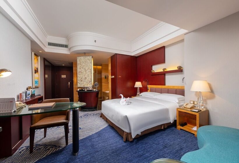 اتاق لوکس با چشم‌انداز دریا, Zhuhai Charming Holiday Hotel Free Welcome Fruit Plate