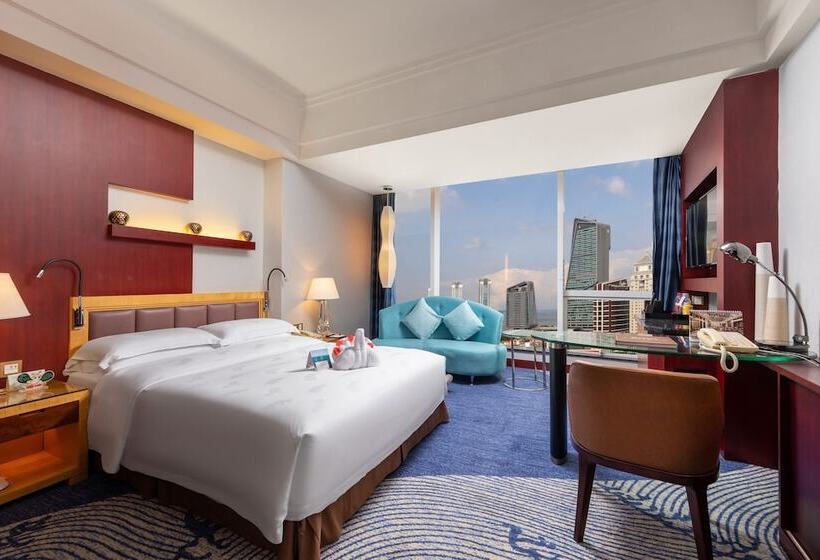 اتاق لوکس با چشم‌انداز دریا, Zhuhai Charming Holiday Hotel Free Welcome Fruit Plate