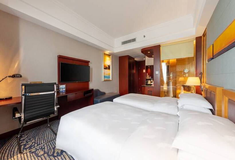 اتاق لوکس با چشم‌انداز شهر, Zhuhai Charming Holiday Hotel Free Welcome Fruit Plate