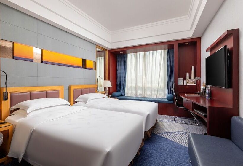 اتاق لوکس با چشم‌انداز شهر, Zhuhai Charming Holiday Hotel Free Welcome Fruit Plate