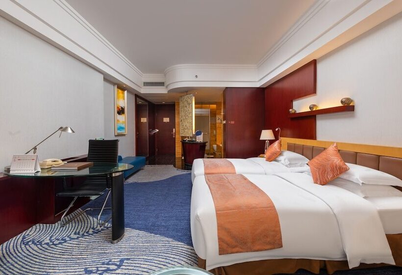 اتاق لوکس با چشم‌انداز دریا, Zhuhai Charming Holiday Hotel Free Welcome Fruit Plate