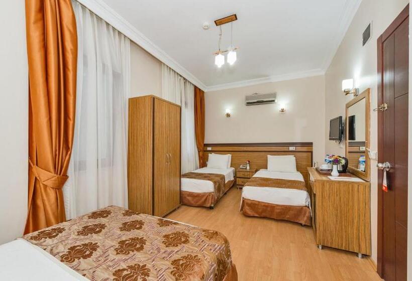 Quarto Triplo Estandar, May Hotel Istanbul