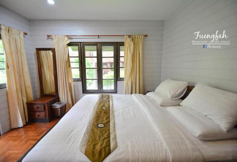 اتاق استاندارد با چشم‌انداز باغ, Fuengfah Riverside Gardens Resort