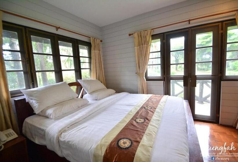 اتاق استاندارد با چشم‌انداز باغ, Fuengfah Riverside Gardens Resort