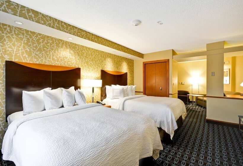 غرفه قياسيه سريرين مزدوجين, Fairfield Inn & Suites Tampa Fairgrounds/casino