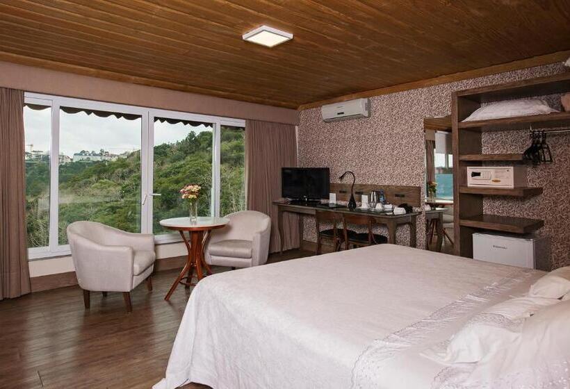 חדר סופריור עם ג'קוזי, Villa Bella Hotel & Spa Gramado