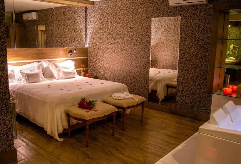 חדר דלוקס עם מיטת קינג, Villa Bella Hotel & Spa Gramado