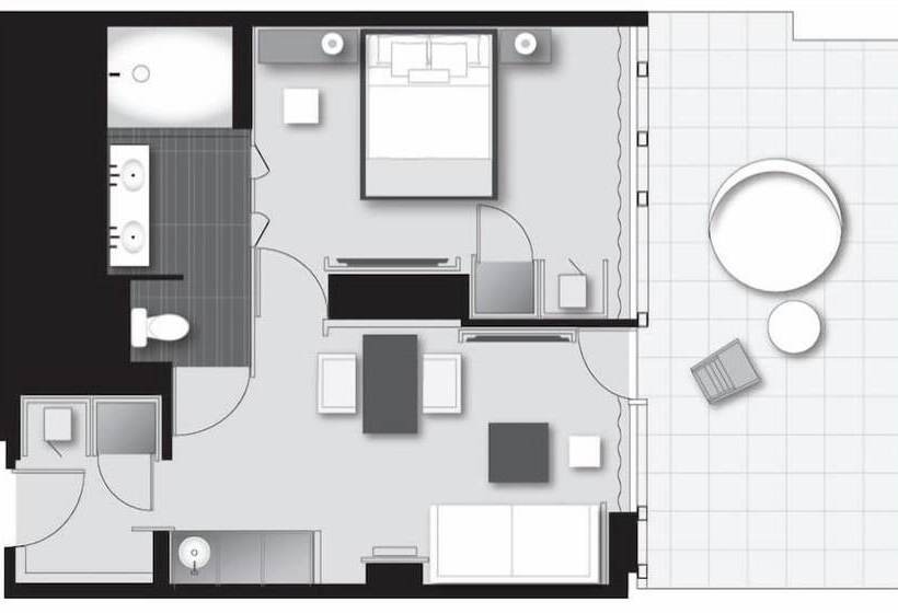 Suite with Terrace, Andaz 5th Avenue