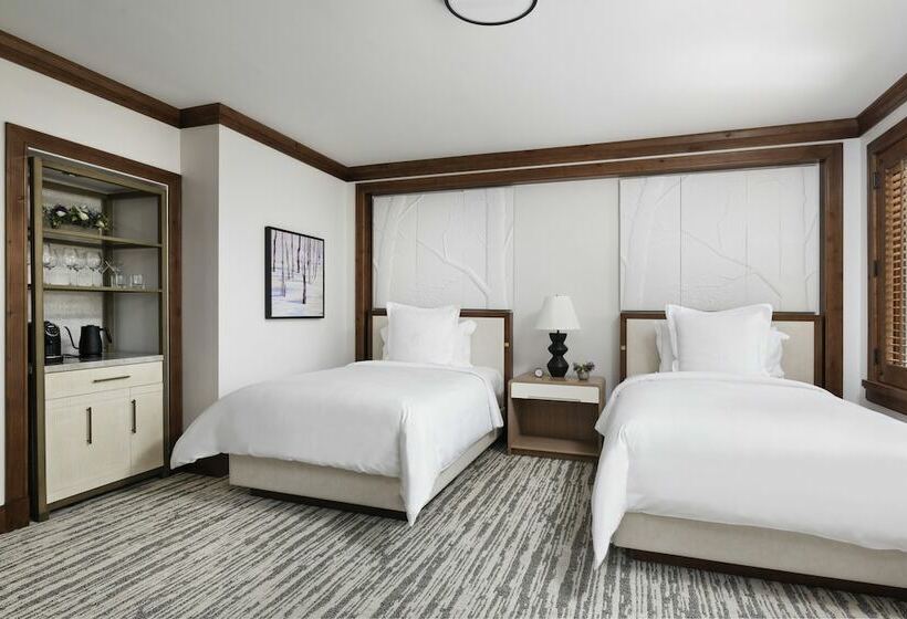 带2个双人床的标准工作室, Four Seasons Resort Jackson Hole