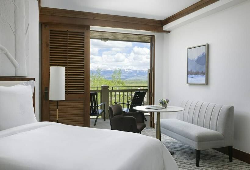 带2个双人床的标准工作室, Four Seasons Resort Jackson Hole