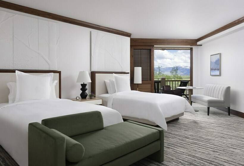 带2个双人床的标准工作室, Four Seasons Resort Jackson Hole