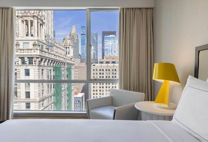 اتاق استاندارد با تخت دوبل, Thewit Chicago  A Doubletree By Hilton