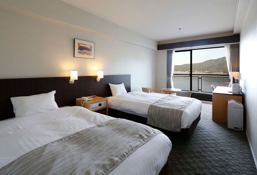 اتاق استاندارد با چشم‌انداز دریا, Aki Grand Hotel & Spa