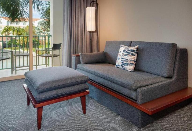 غرفة قياسية سرير كينج, Courtyard Fort Lauderdale Sw/miramar