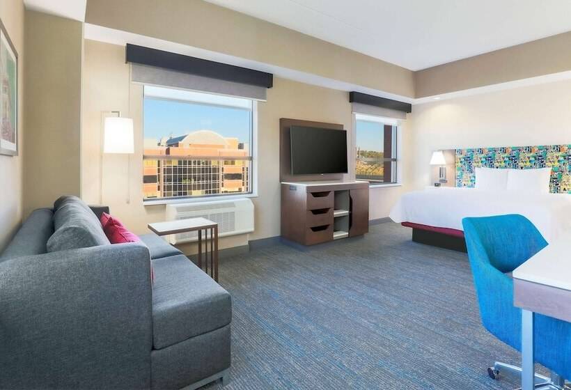 Studio Standard Łóżko Małżeńskie, Hampton Inn & Suites Pittsburgh Downtown