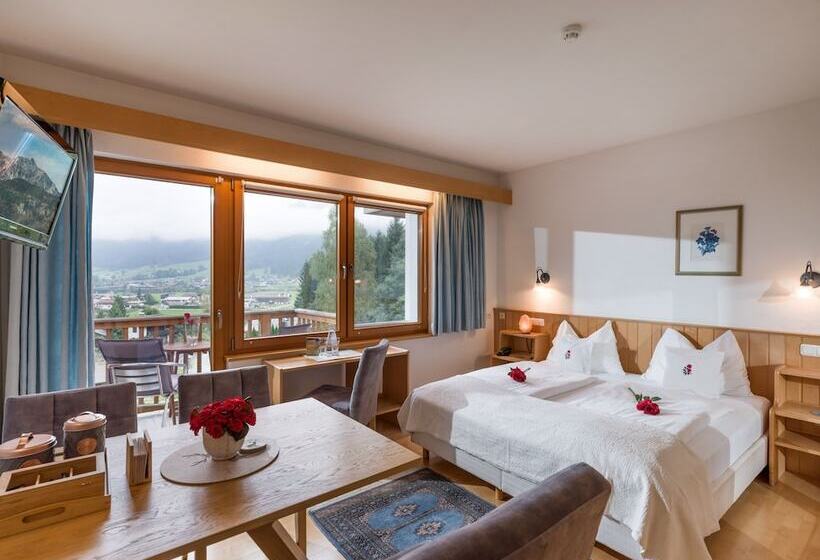 آپارتمان لوکس 1 خوابه, Gartenhotel Rosenhof Bei Kitzbühel