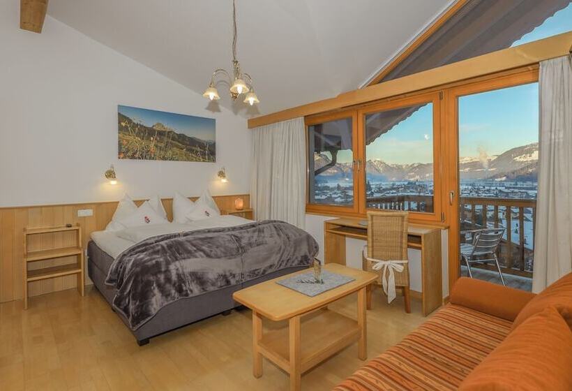 آپارتمان لوکس 1 خوابه, Gartenhotel Rosenhof Bei Kitzbühel