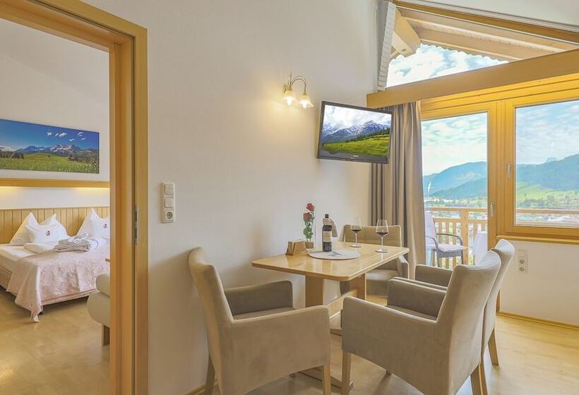 آپارتمان لوکس 1 خوابه, Gartenhotel Rosenhof Bei Kitzbühel