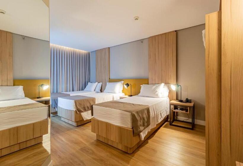 اتاق استاندارد سه نفره, Cassino Tower São José Do Rio Preto By Nacional Inn