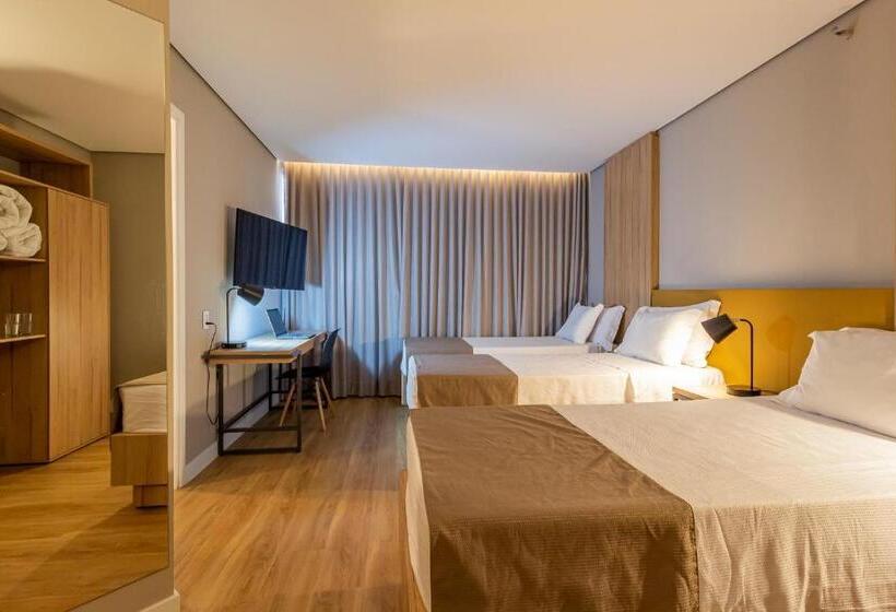 اتاق استاندارد سه نفره, Cassino Tower São José Do Rio Preto By Nacional Inn