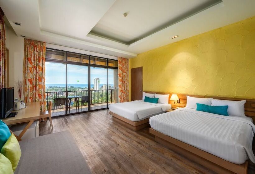 家庭海景房, Karon Phunaka Resort