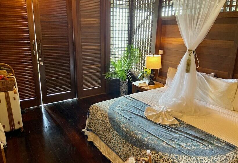 اتاق استاندارد با تخت دوبل و چشم‌انداز دریا, Green Fig Resort & Spa