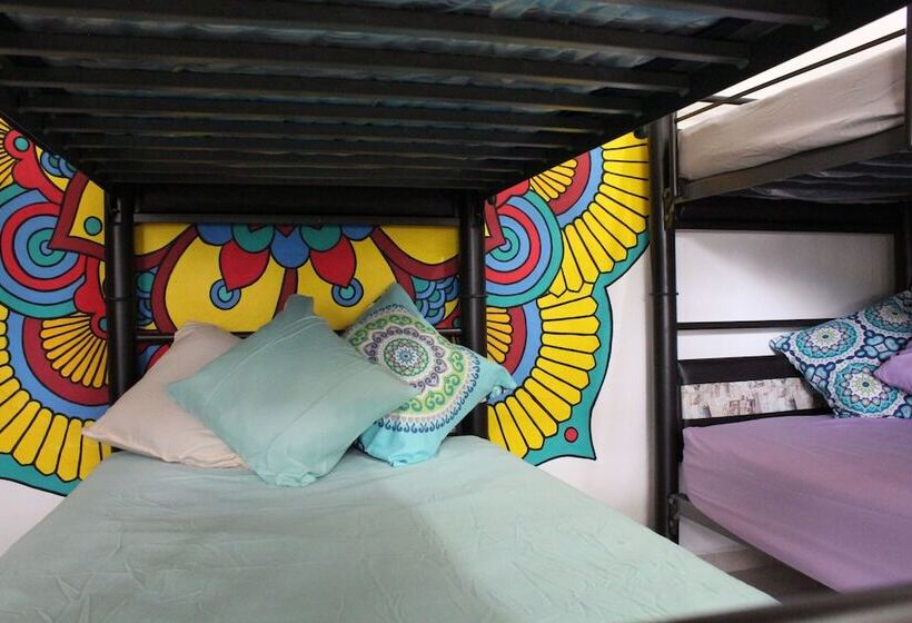 تختخواب در اتاق مشترک, Mandala Hostel
