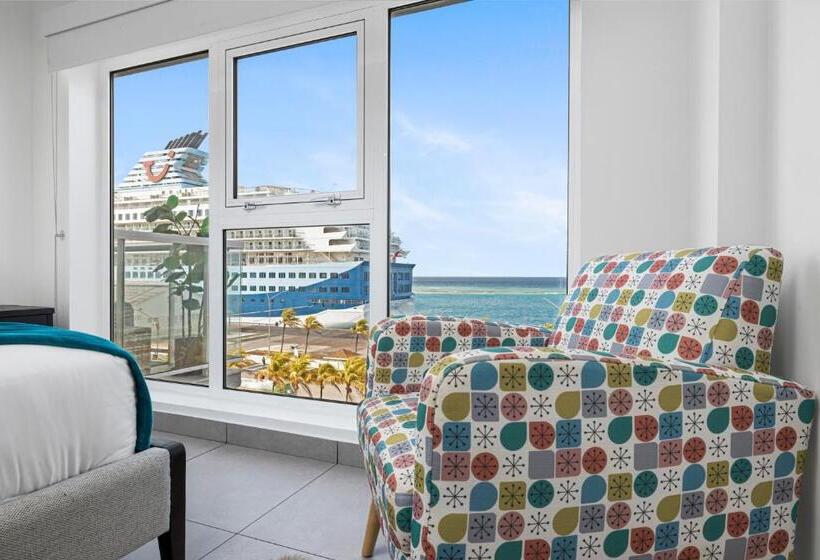 استودیوی استاندارد با چشم‌انداز دریا, Ocean View Condo Overlooking The Caribbean Sea