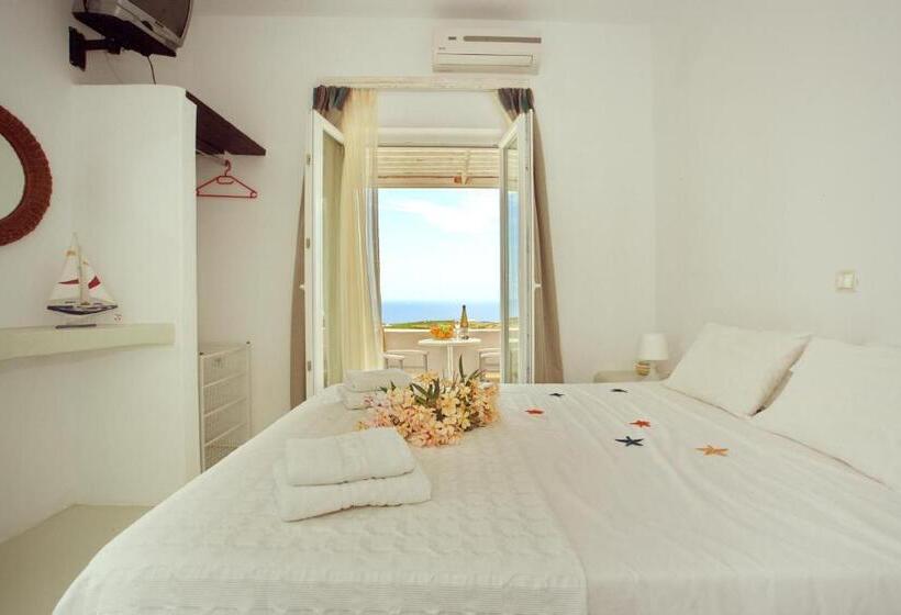 آپارتمان 1 خوابه با چشم‌انداز دریا, Nectarios Villa   Studios & Suites Adults Only