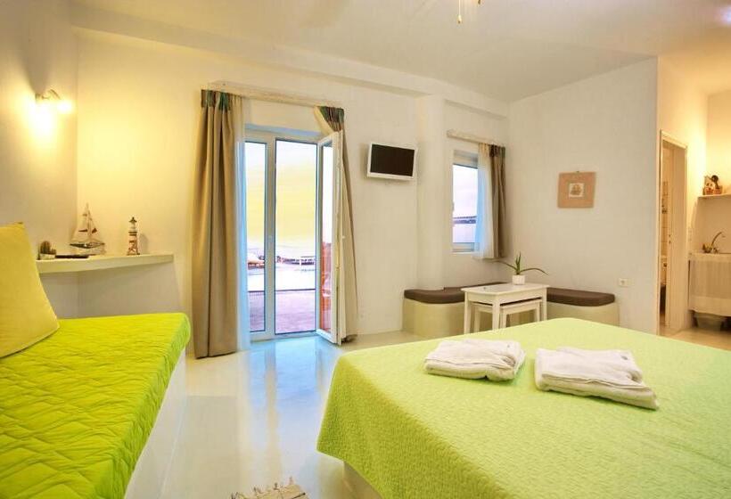 آپارتمان 1 خوابه با چشم‌انداز دریا, Nectarios Villa   Studios & Suites Adults Only