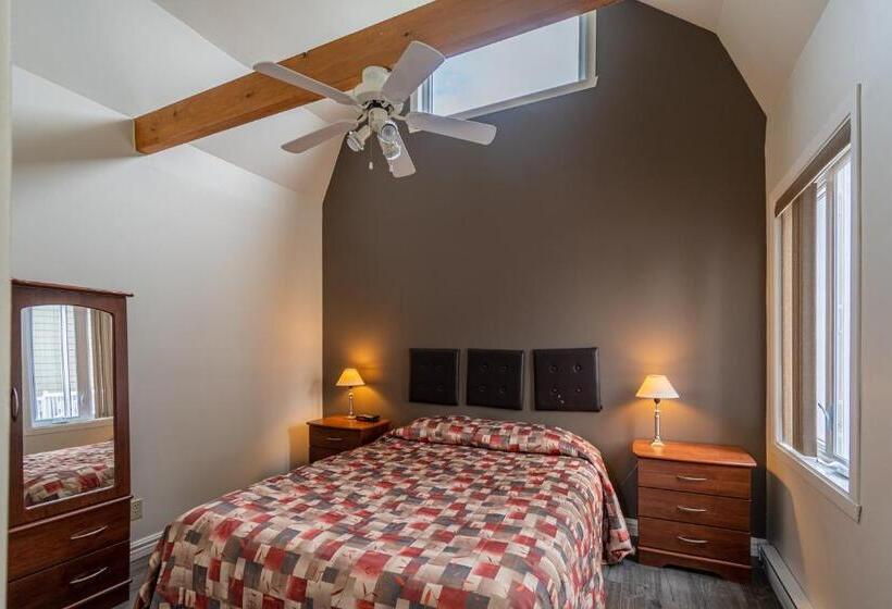 آپارتمان 1 خوابه, Condo Climatisé Près Du Mont Sainte Anne Avec Parc Aquatique, Piscine, Spa, Gym, Arcades Et Billard