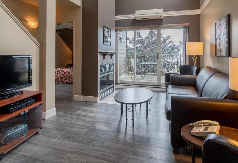 آپارتمان 2 خوابه, Condo Climatisé Près Du Mont Sainte Anne Avec Parc Aquatique, Piscine, Spa, Gym, Arcades Et Billard
