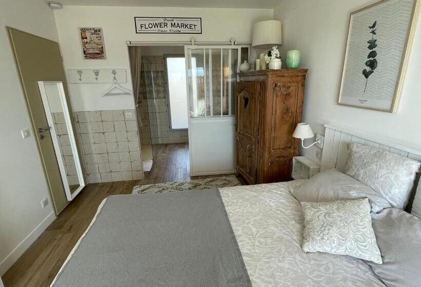 اتاق استاندارد با تراس, Maison D Hôtes De Charme Le Clos De La Fontaine Piscine & Spa