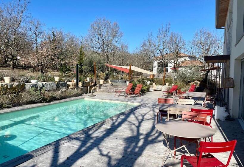 اتاق لوکس با چشم‌انداز, Maison D Hôtes De Charme Le Clos De La Fontaine Piscine & Spa