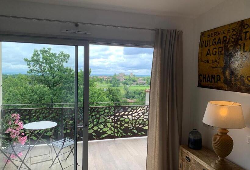 اتاق لوکس با چشم‌انداز, Maison D Hôtes De Charme Le Clos De La Fontaine Piscine & Spa