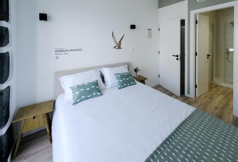 اتاق استاندارد با بالکن و چشم‌انداز دریا, Boa Nova Hostel