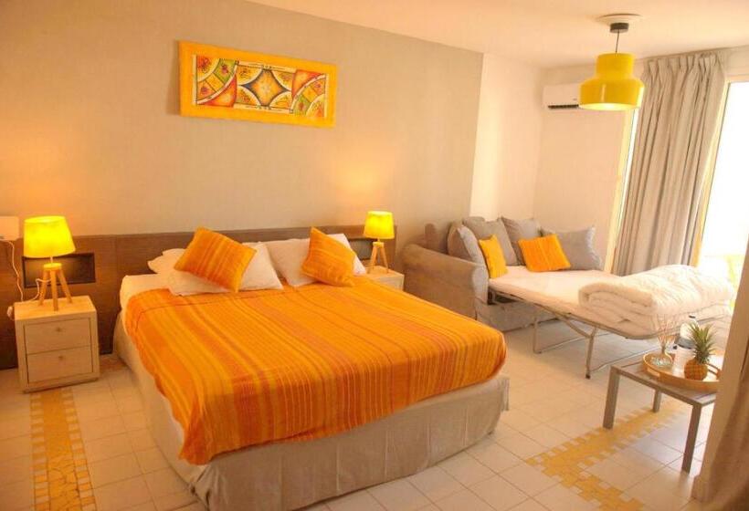 استودیوی سوپریور, Studio Manganao Saint François Piscine & Plage